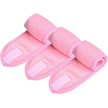 Headband Rose Doux - Bandeau Cheveux pour Soin et Maquillage EVJF